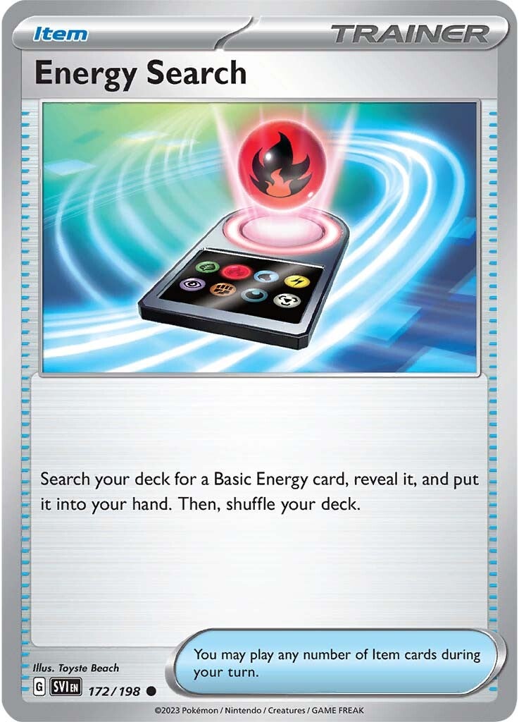 Energy Search (172/198) [Scarlet & Violet: Base Set] | Tables and Towers