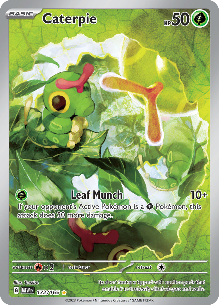 Caterpie (172/165) [Scarlet & Violet: 151] | Tables and Towers