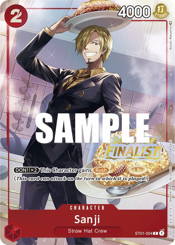 Sanji (Offline Regional 2023) [Finalist] [One Piece Promotion Cards] | Tables and Towers