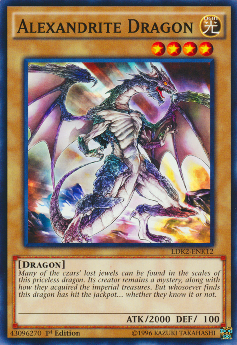 Alexandrite Dragon [LDK2-ENK12] Common | Tables and Towers