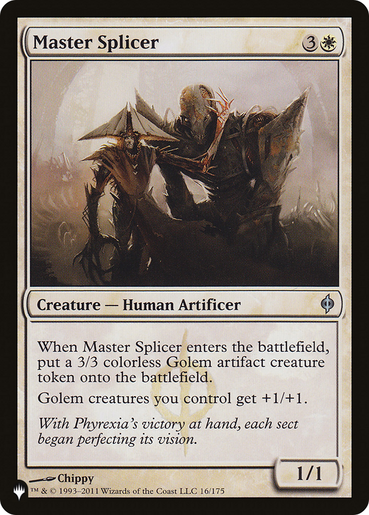 Master Splicer [The List Reprints] | Tables and Towers