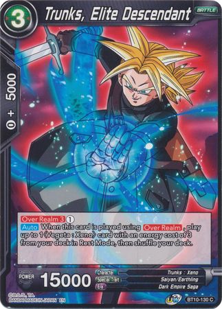 Trunks, Elite Descendant (BT10-130) [Rise of the Unison Warrior 2nd Edition] | Tables and Towers