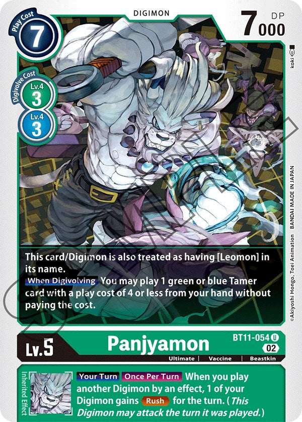 Panjyamon [BT11-054] [Dimensional Phase] | Tables and Towers