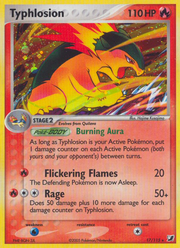 Typhlosion (17/115) [EX: Unseen Forces] | Tables and Towers