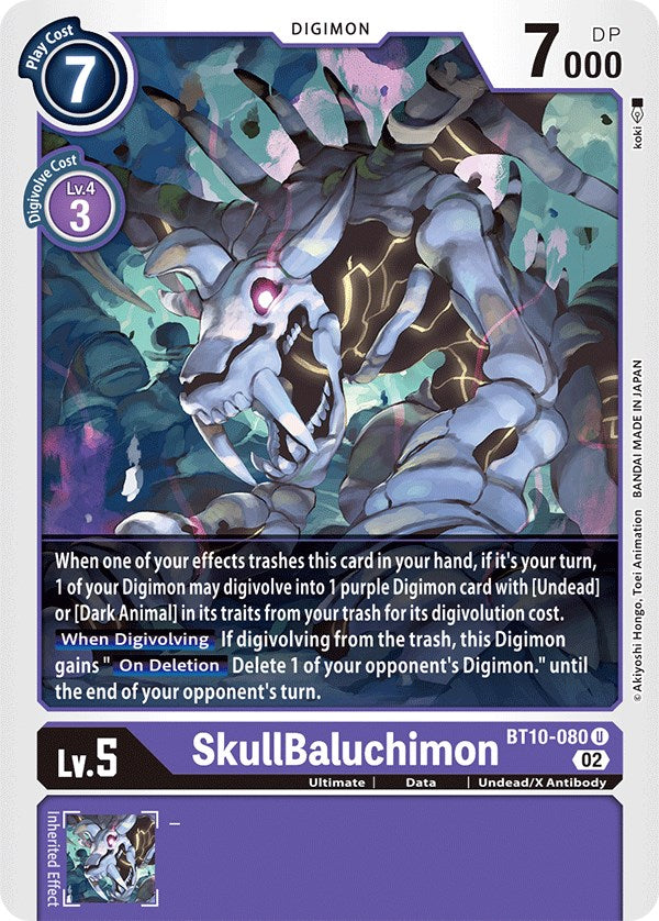 SkullBaluchimon [BT10-080] [Xros Encounter] | Tables and Towers