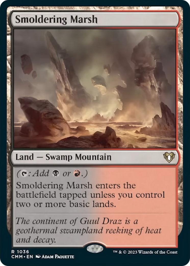 Smoldering Marsh [Commander Masters] | Tables and Towers