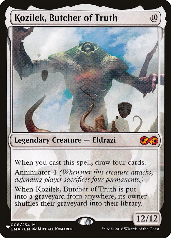 Kozilek, Butcher of Truth [The List] | Tables and Towers