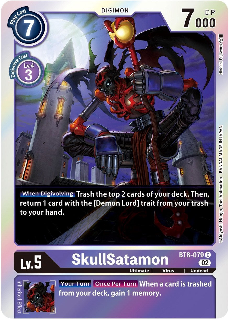 SkullSatamon [BT8-079] (Alternate Art) [Starter Deck: Beelzemon Advanced Deck Set] | Tables and Towers