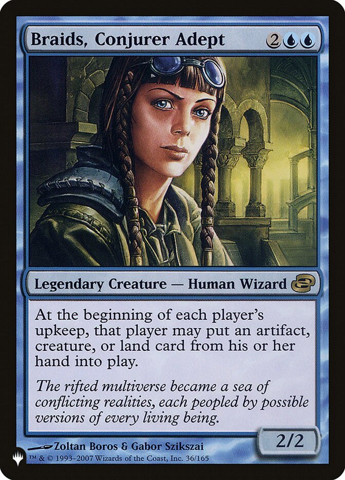 Braids, Conjurer Adept [The List] | Tables and Towers