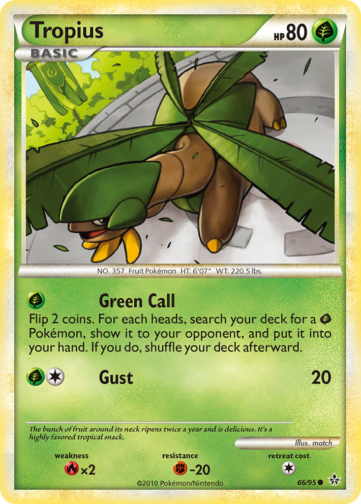 Tropius (66/95) [HeartGold & SoulSilver: Unleashed] | Tables and Towers