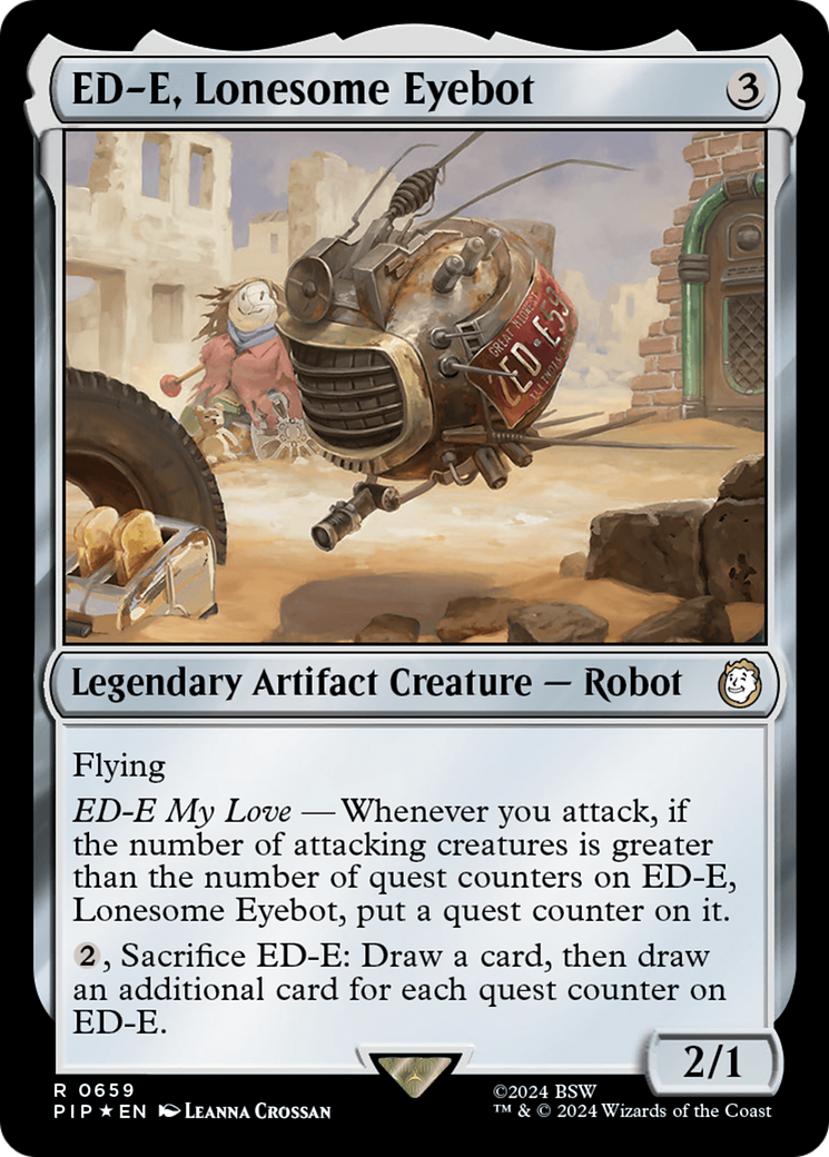 ED-E, Lonesome Eyebot (Surge Foil) [Fallout] | Tables and Towers