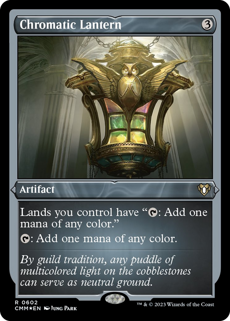 Chromatic Lantern (Foil Etched) [Commander Masters] | Tables and Towers