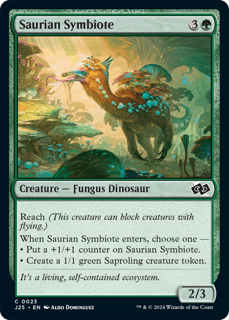 Saurian Symbiote [Foundations Jumpstart] | Tables and Towers