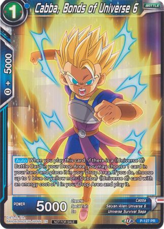 Cabba, Bonds of Universe 6 (Shop Tournament: Assault of Saiyans) (P-127) [Promotion Cards] | Tables and Towers