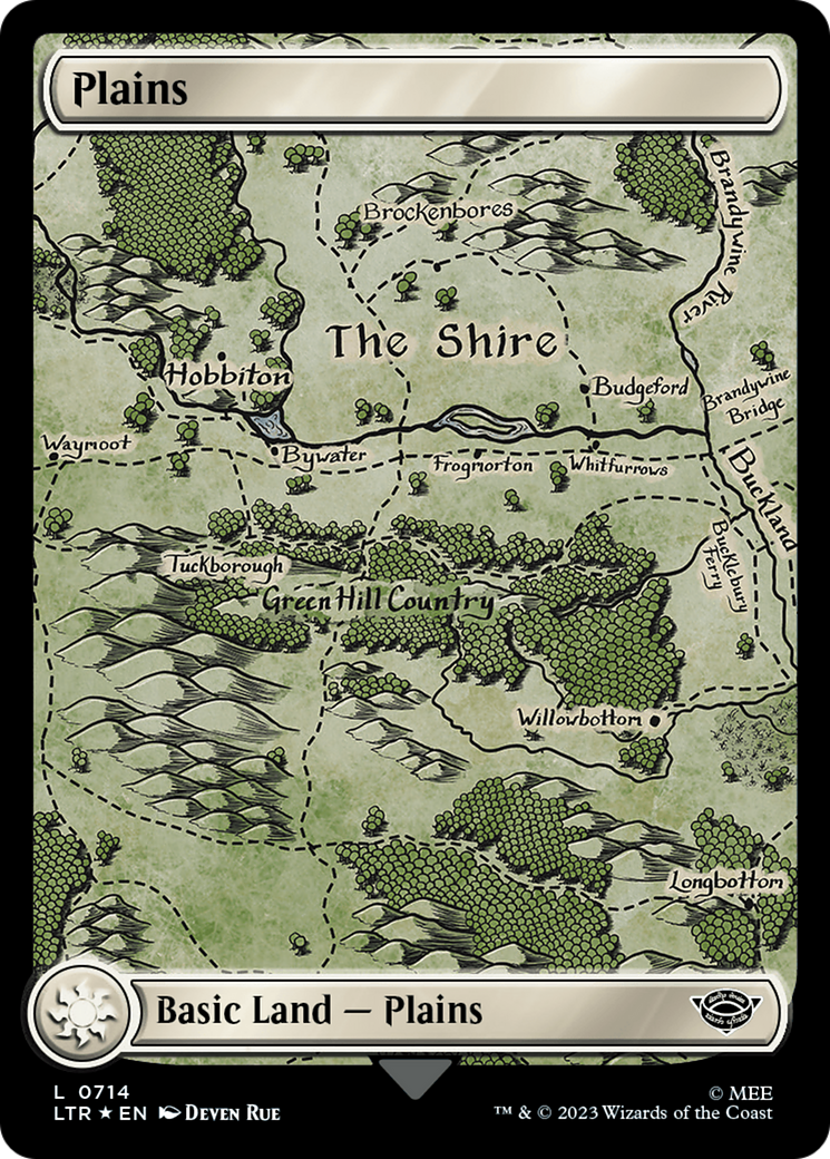 Plains (0714) (Surge Foil) [The Lord of the Rings: Tales of Middle-Earth] | Tables and Towers