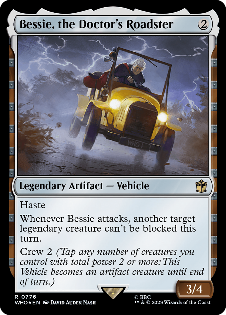 Bessie, the Doctor's Roadster (Surge Foil) [Doctor Who] | Tables and Towers