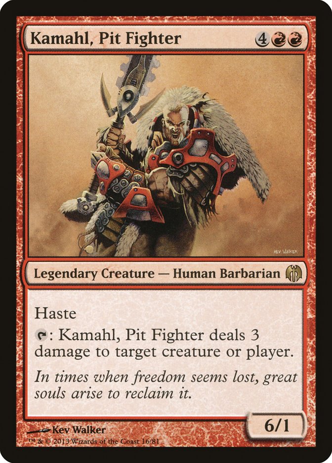 Kamahl, Pit Fighter [Duel Decks: Heroes vs. Monsters] | Tables and Towers