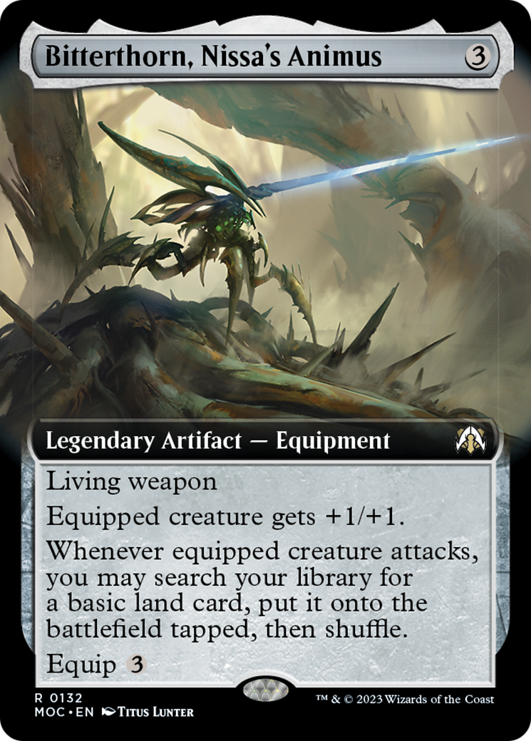 Bitterthorn, Nissa's Animus (Extended Art) [March of the Machine Commander] | Tables and Towers