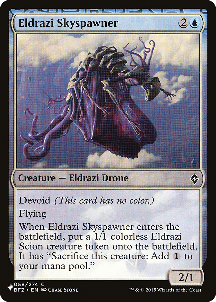 Eldrazi Skyspawner [The List Reprints] | Tables and Towers