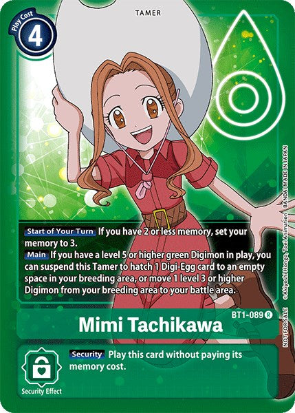 Mimi Tachikawa [BT1-089] (Official Tournament Pack Vol.3) [Release Special Booster Promos] | Tables and Towers