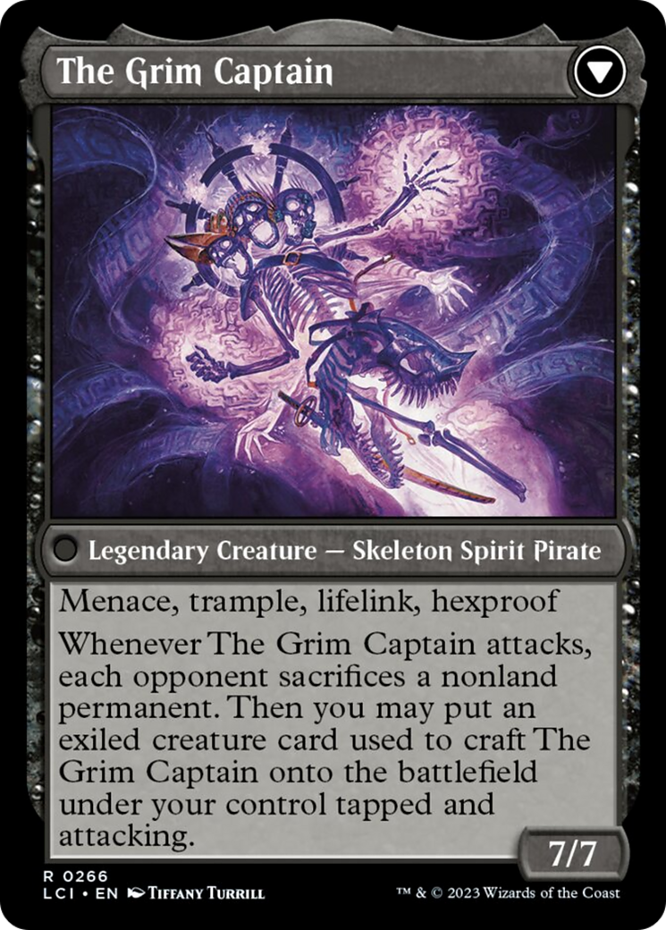 Throne of the Grim Captain // The Grim Captain [The Lost Caverns of Ixalan] | Tables and Towers