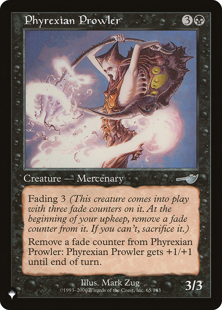 Phyrexian Prowler [The List] | Tables and Towers