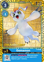 Gomamon [P-004] (2nd Anniversary Card Set) [Promotional Cards] | Tables and Towers