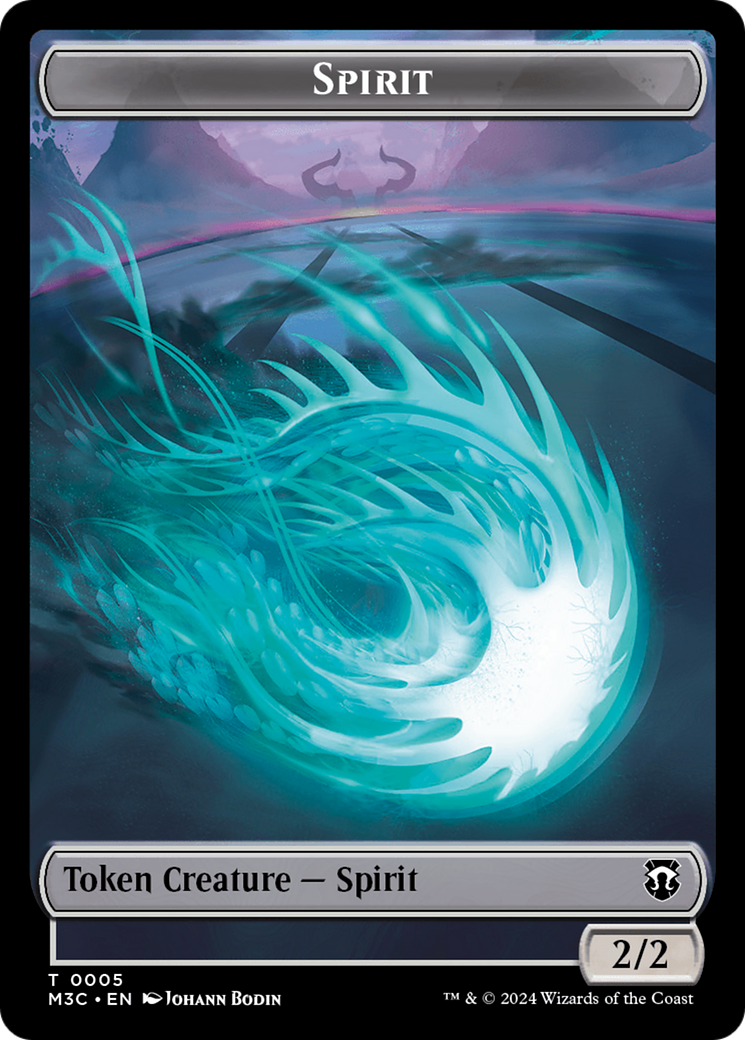 Eldrazi // Spirit Double-Sided Token [Modern Horizons 3 Commander Tokens] | Tables and Towers