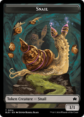 Snail // Thundertrap Trainer Double-Sided Token [Bloomburrow Tokens] | Tables and Towers