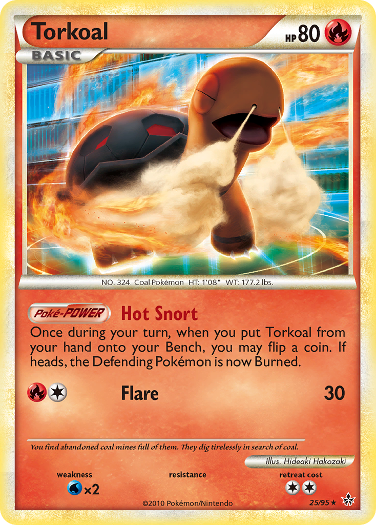 Torkoal (25/95) [HeartGold & SoulSilver: Unleashed] | Tables and Towers