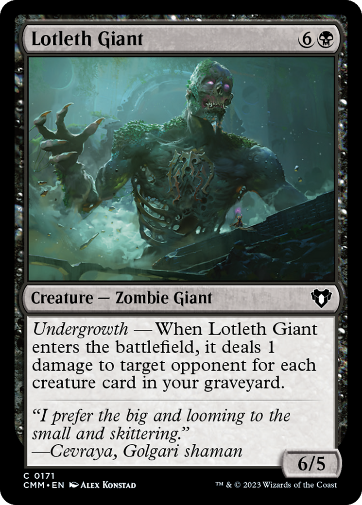 Lotleth Giant [Commander Masters] | Tables and Towers