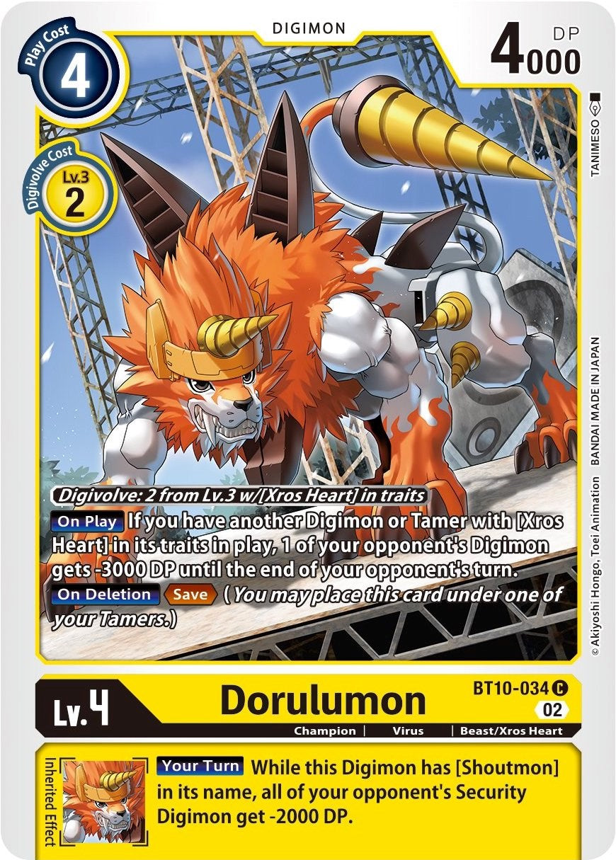 Dorulumon [BT10-034] [Xros Encounter] | Tables and Towers