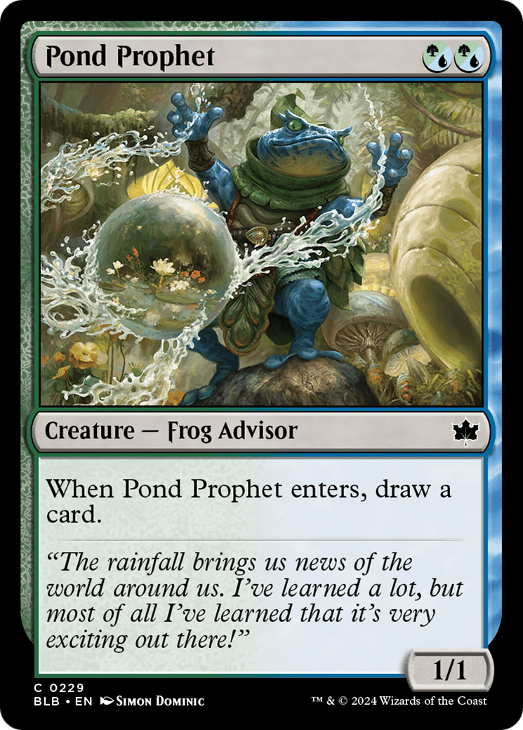 Pond Prophet [Bloomburrow] | Tables and Towers