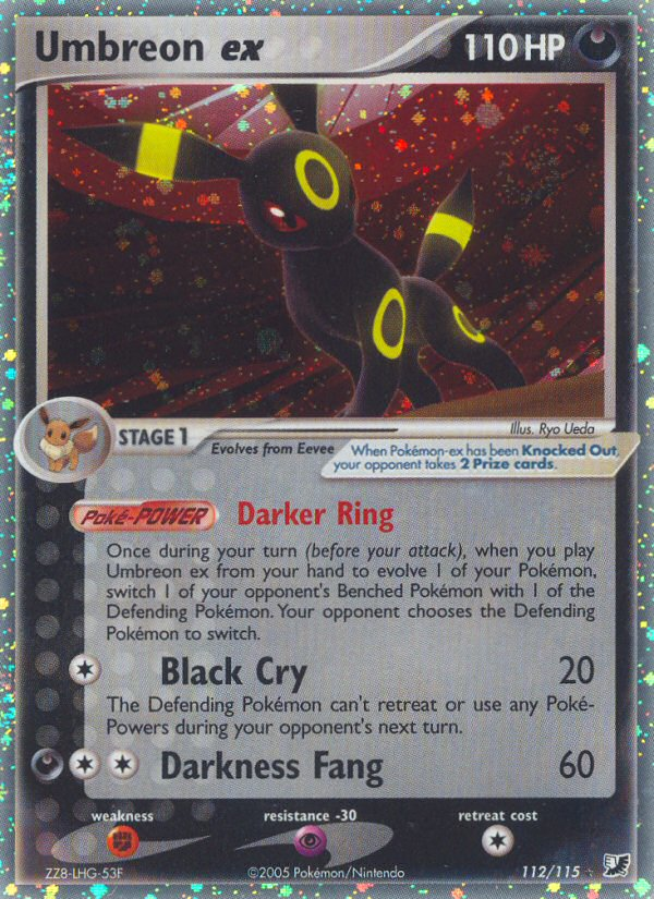 Umbreon ex (112/115) [EX: Unseen Forces] | Tables and Towers