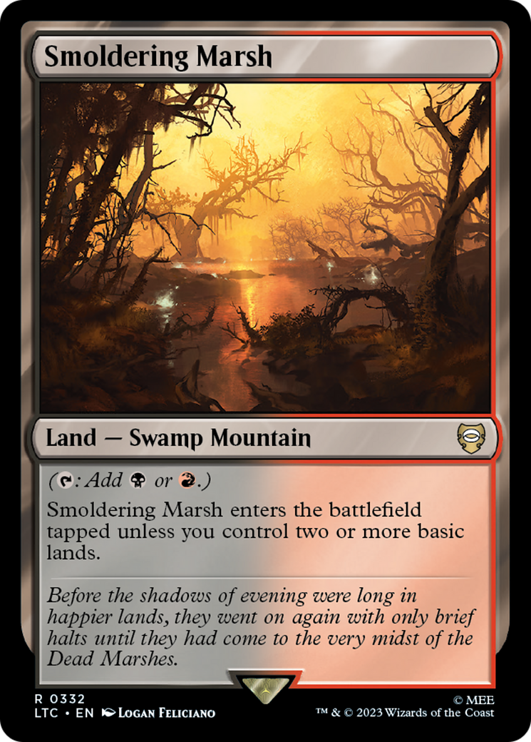 Smoldering Marsh [The Lord of the Rings: Tales of Middle-Earth Commander] | Tables and Towers