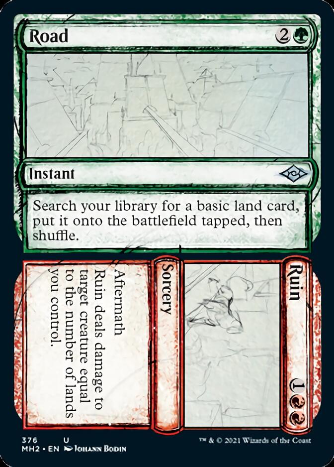 Road // Ruin (Sketch) [Modern Horizons 2] | Tables and Towers