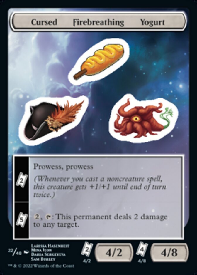 Cursed Firebreathing Yogurt [Unfinity Stickers] | Tables and Towers