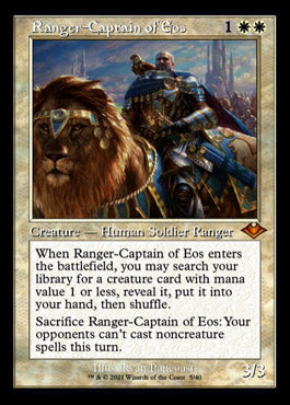 Ranger-Captain of Eos (Retro Foil Etched) [Modern Horizons] | Tables and Towers