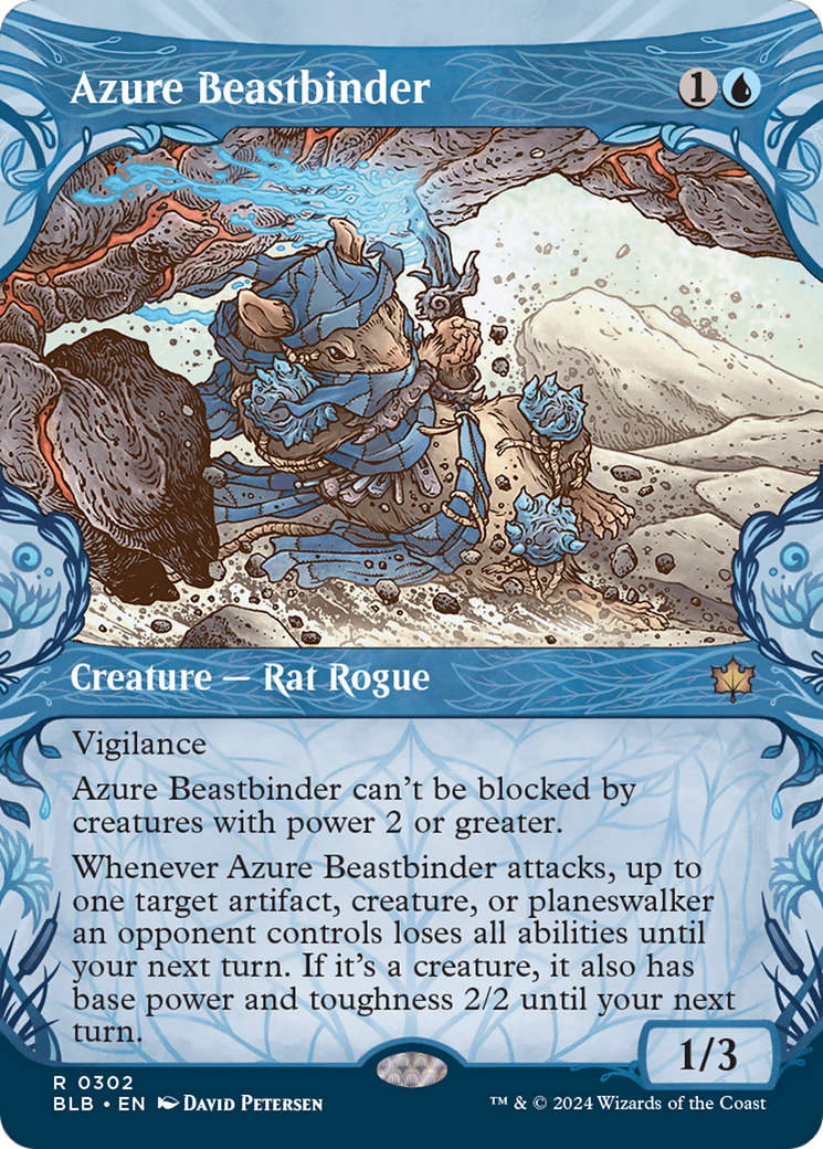 Azure Beastbinder (Showcase) [Bloomburrow] | Tables and Towers