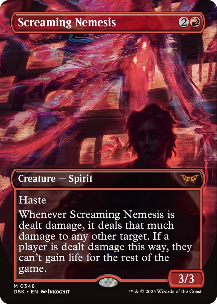 Screaming Nemesis (Borderless) [Duskmourn: House of Horror] | Tables and Towers