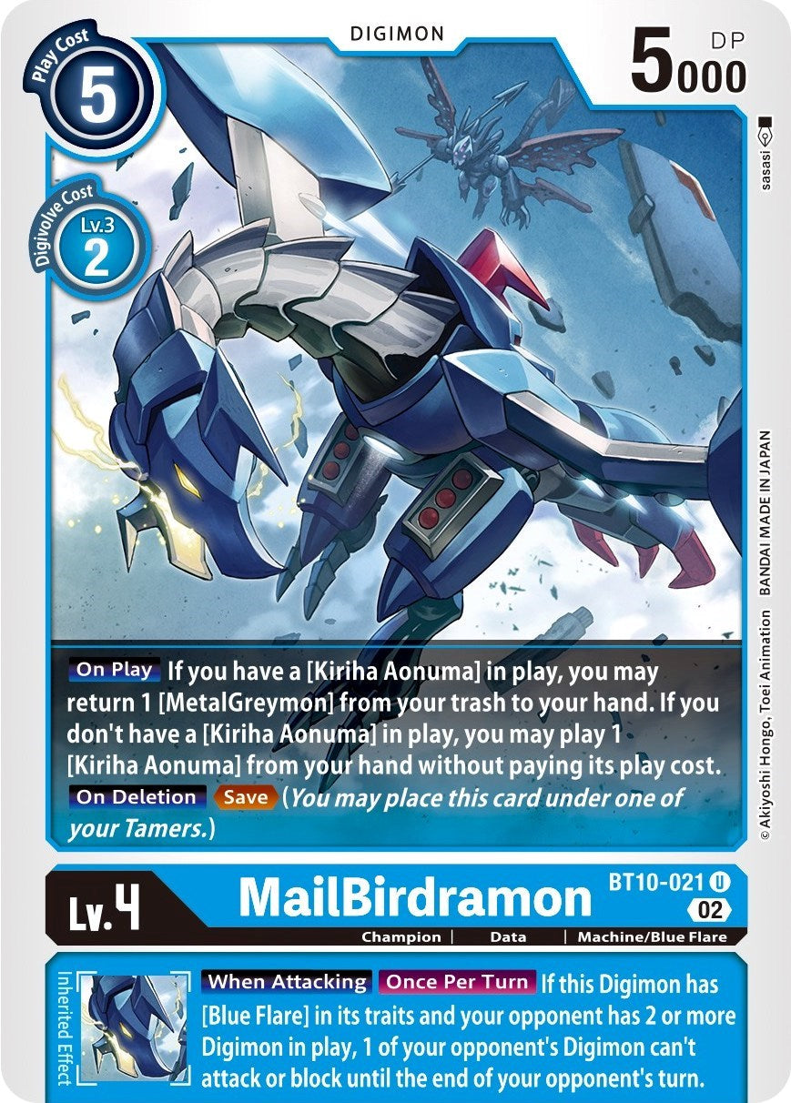 MailBirdramon [BT10-021] [Xros Encounter] | Tables and Towers