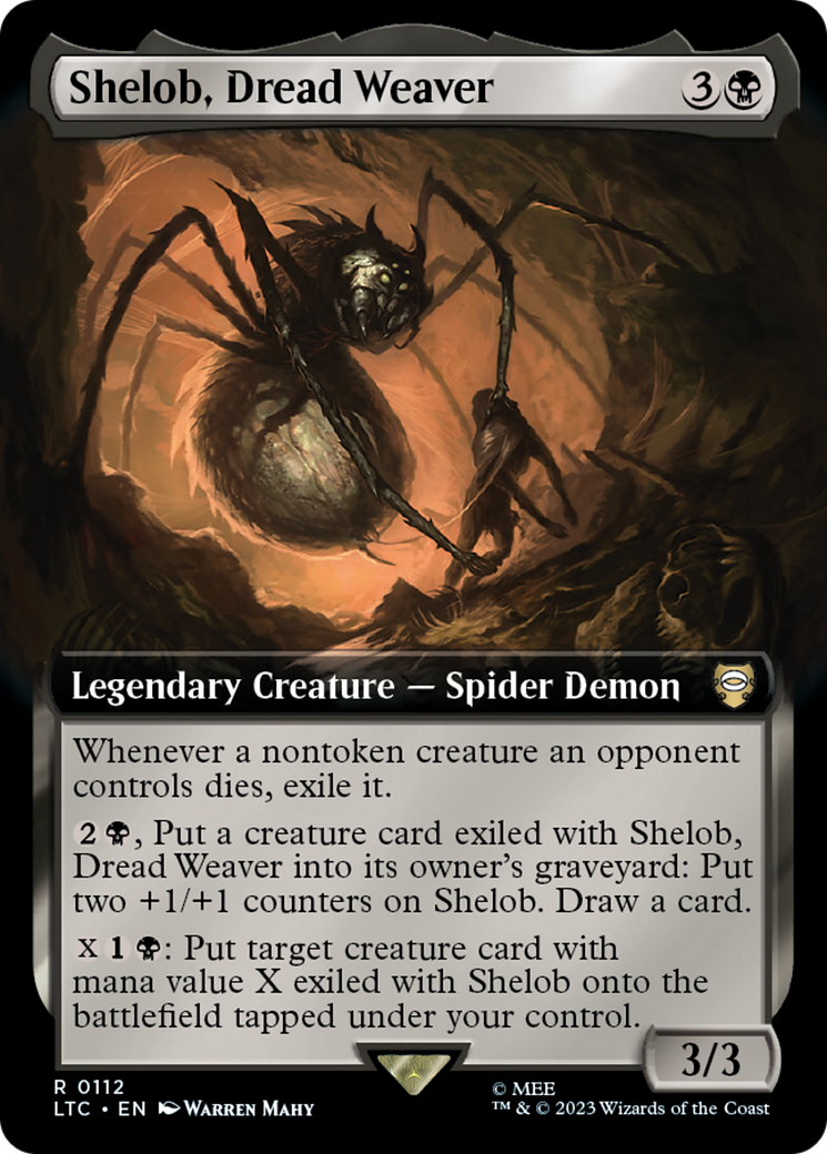 Shelob, Dread Weaver (Extended Art) [The Lord of the Rings: Tales of Middle-Earth Commander] | Tables and Towers