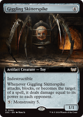 Giggling Skitterspike (Extended Art) [Duskmourn: House of Horror Commander] | Tables and Towers