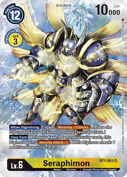 Seraphimon [BT1-063] (Alternate Art) [Dimensional Phase] | Tables and Towers