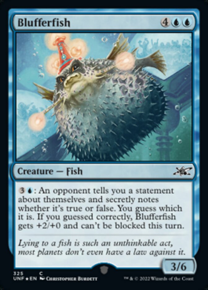 Blufferfish (Galaxy Foil) [Unfinity] | Tables and Towers