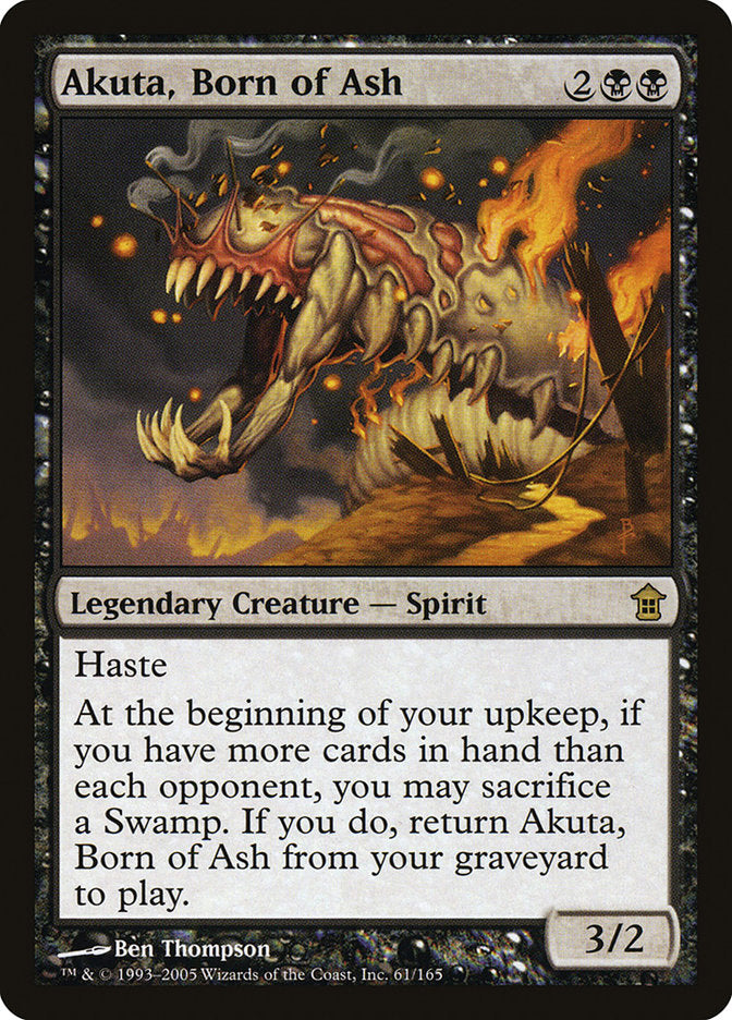 Akuta, Born of Ash [Saviors of Kamigawa] | Tables and Towers