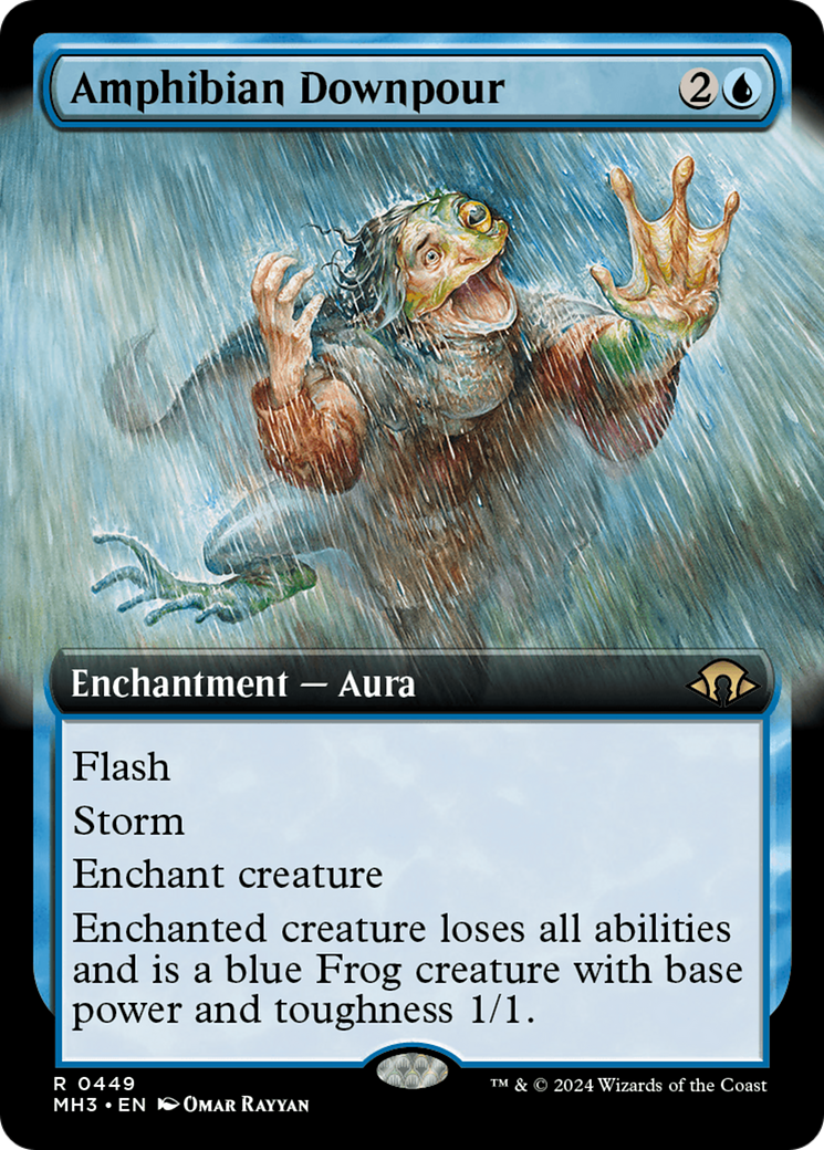 Amphibian Downpour (Extended Art) [Modern Horizons 3] | Tables and Towers