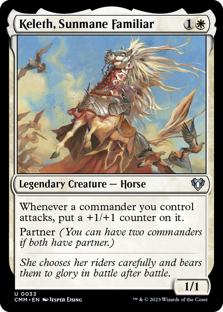 Keleth, Sunmane Familiar [Commander Masters] | Tables and Towers