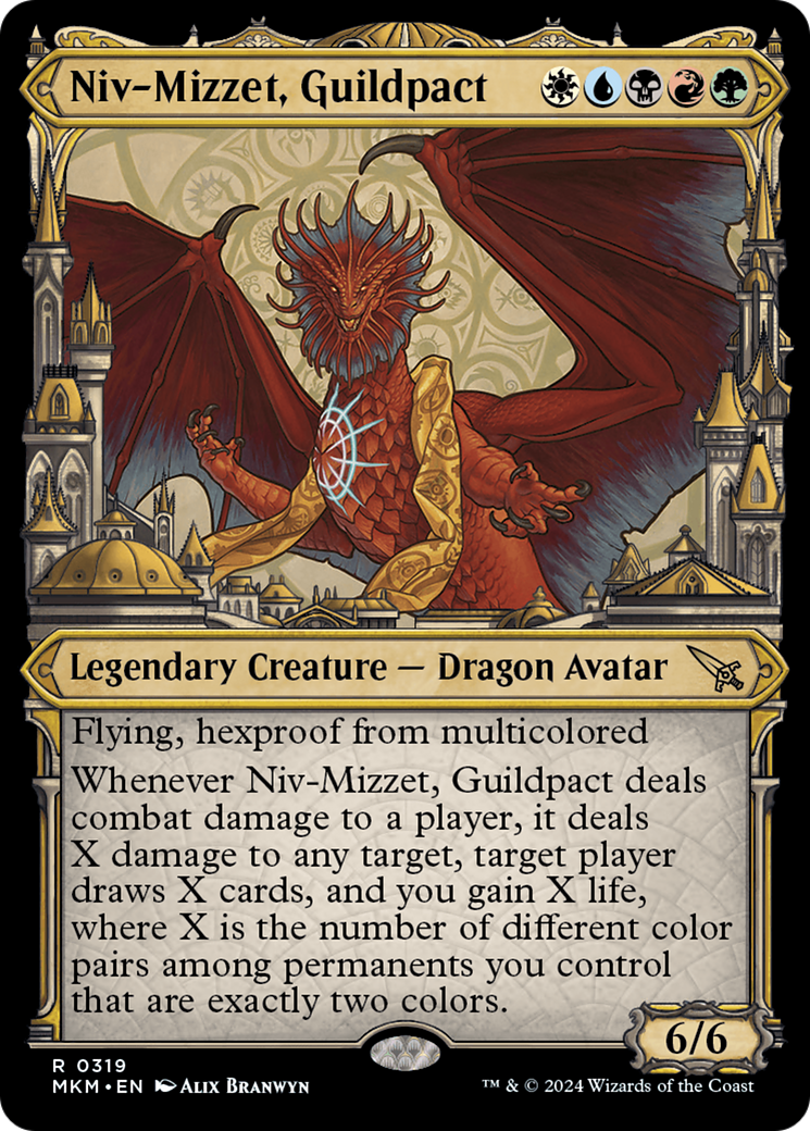 Niv-Mizzet, Guildpact (Showcase) (319) [Murders at Karlov Manor] | Tables and Towers