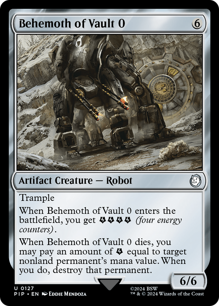 Behemoth of Vault 0 [Fallout] | Tables and Towers